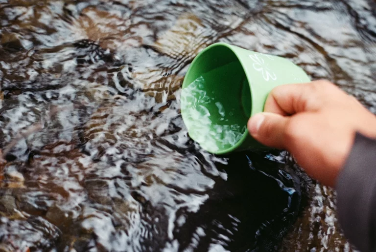 Dipping water to use in emergency water filtration